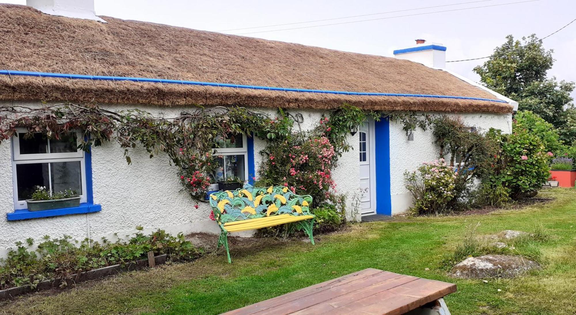 The Rockhouse - Cosy Stone Built Thatch Cottage Данглоу Экстерьер фото